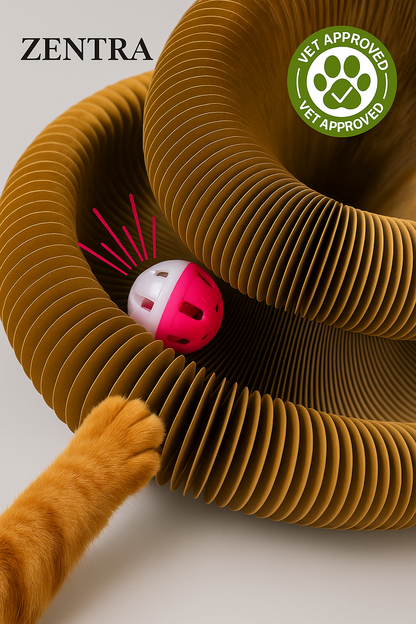 Zentra® - Kat Kurl Cat Toy Scratcher