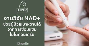 งานวิจัย NAD+ ช่วยผู้ป่วยเบาหวานได้ จากการซ่อมแซมไมโตคอนเดรีย